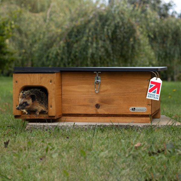 Predator proof hedgehog house