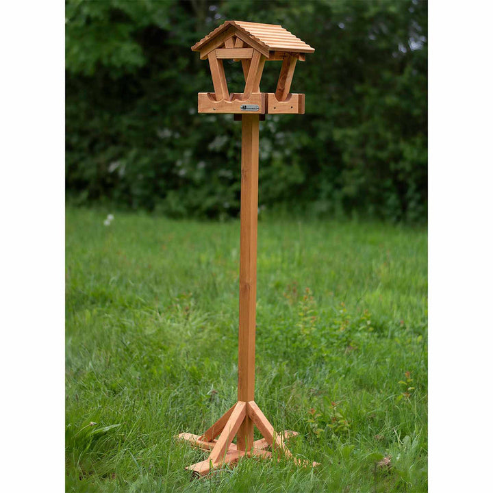 Riverside Woodcraft Keswick Wooden Roof Bird Table – RiversideWoodcraft