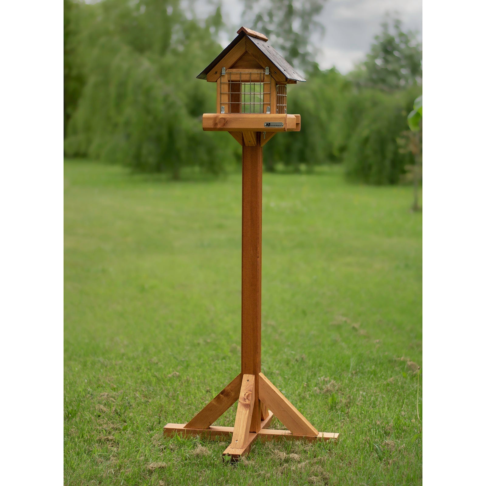 Pigeon Proof Bird Table for Small Birds | Riverside Woodcraft Safe ...